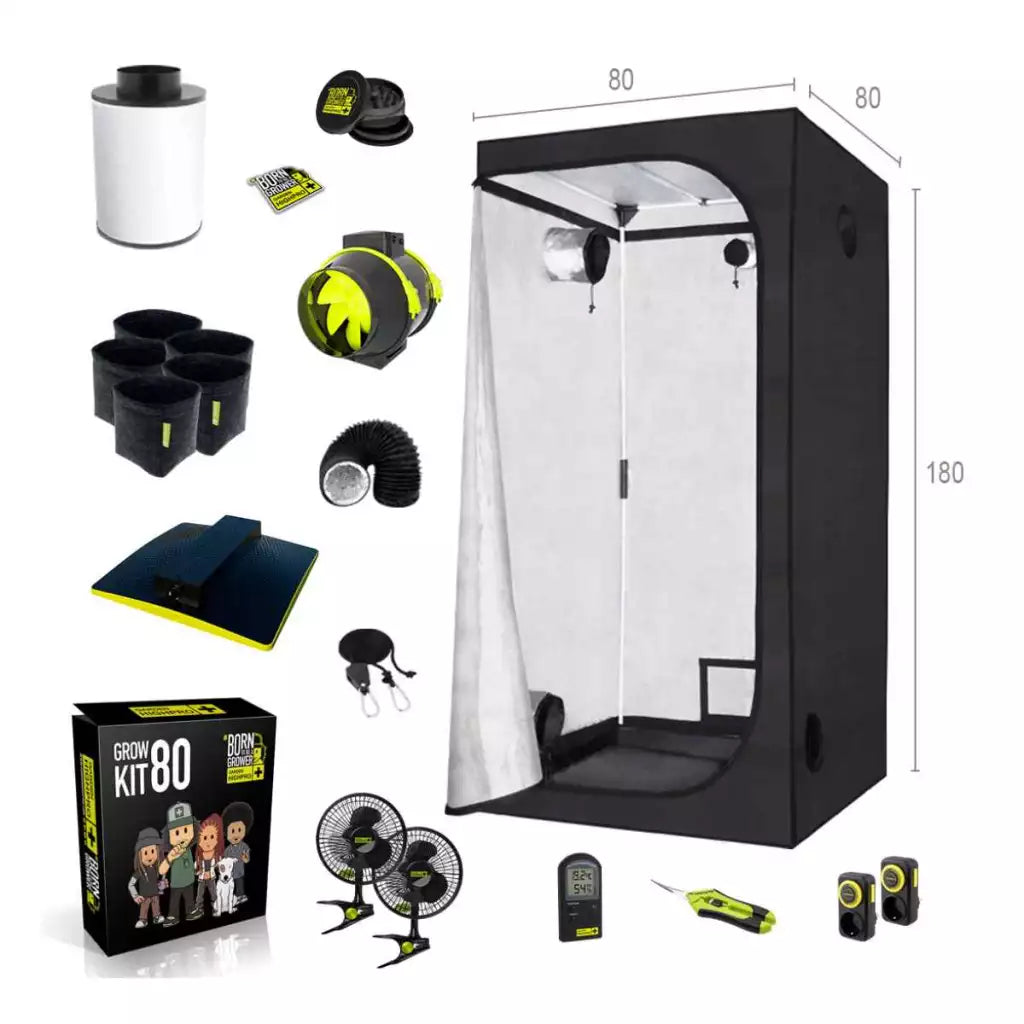 Highpro Growbox LED set 80x80x180 cm Kit/ set