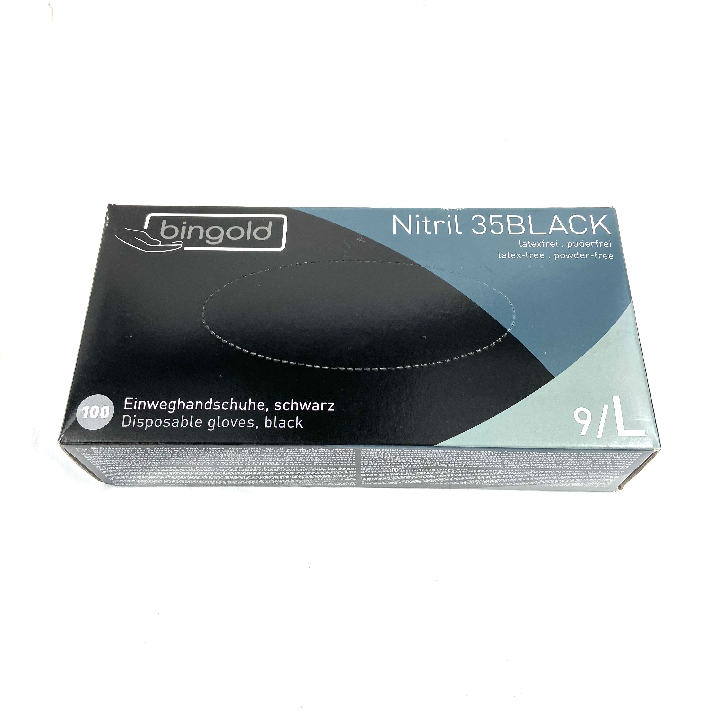 Bingold Nitril 35 Black Einweghandschuhe