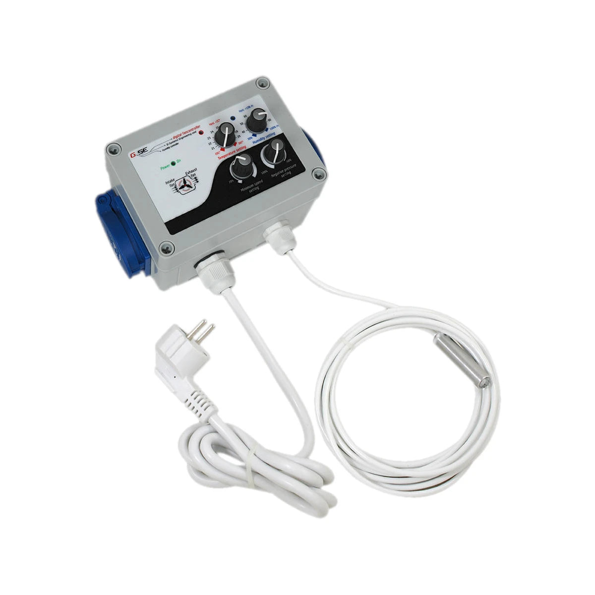 GSE Klima-Regler, Feuchtigkeit, Temperatur, min. Drehzahl und Unterdruck