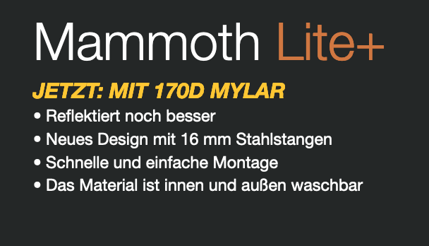 Mammoth Lite+ 60x60x140 cm