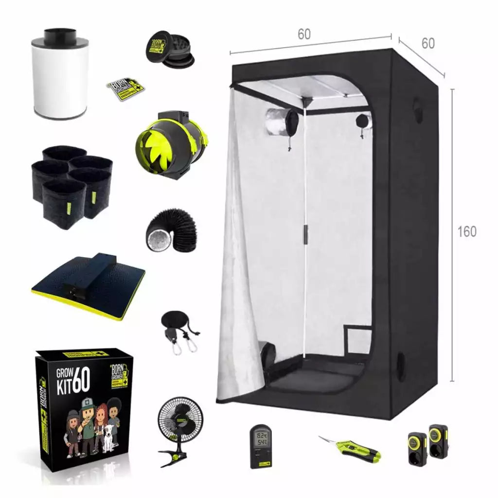Highpro Growbox set 60x60x160